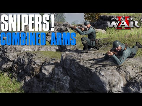 SNIPERS! - Combined Arms 2v2 - Men of War 2