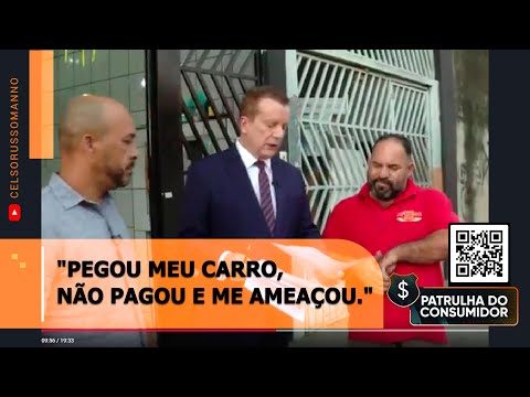 "He took my car, didn't pay, and threatened me."