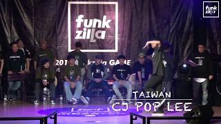 2017 FUNKZILLA GAME WORLD FINAL Waving Battle By CJ POP LEE