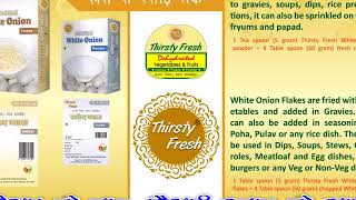 Thirsty Fresh - White Onion - Powder | Flakes