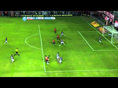 Ocasión de gol Fernández.  Independiente 0 Unión 0. Torneo Final 2013. Fecha 9. Fútbol Para Todos