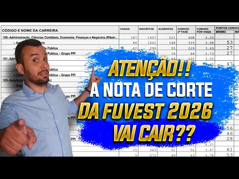Vídeo: Nota de Corte Fuvest 2026: dúvidas e respostas