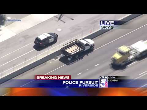 Police pursuit 2017 - American Police Chase Bank Robbery Suspect GTA Pursuit SoCal november 2016
