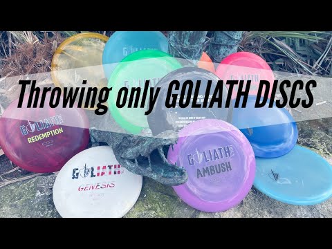 9 holes with Goliath Discs! UNDERRATED COMPANY!