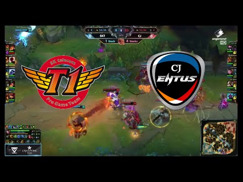 OGN Spring Split - CJ Entus v SK Telecom Analysis