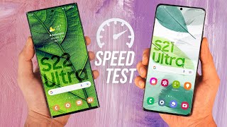 Samsung Galaxy S22 Ultra 5G vs Samsung Galaxy S21 Ultra 5G - Speed Test