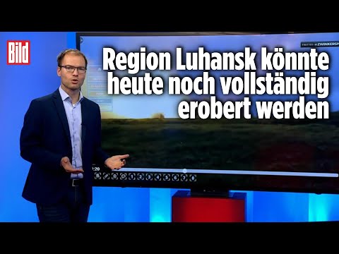 Letzte Großstadt in der Ost-Ukraine vor dem Fall | BILD-Lagezentrum