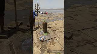 preview picture of video 'நிஷ்களங் மகாதேவ் ஆலயம் (கடல் கோவில்). Nishkalang Mahadev temple Koliyak (Sea temple) by Vinothkumar'