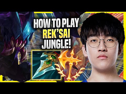 LEARN HOW TO PLAY REK'SAI JUNGLE LIKE A PRO! - LNG Tarzan Plays Rek'sai JUNGLE vs Lee Sin!