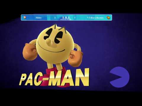 SOS4 Winners Semis - Shiny (Diddy Kong) vs V3|RaveRemix (Pac-Man)