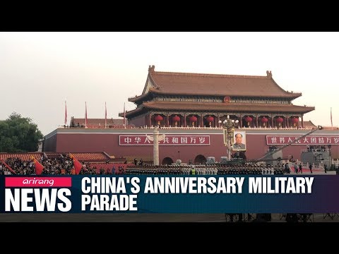 China to celebrate 70th anniversary of Communist Party rule with military parade in Beijing