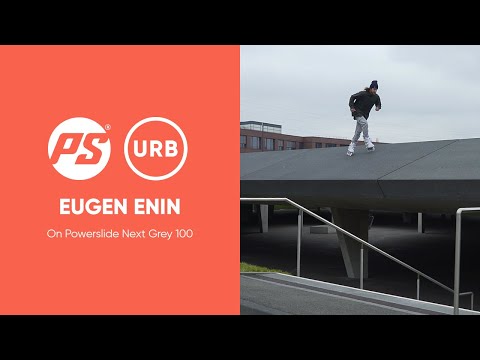 Eugen Enin on Powerslide Next Grey 100 inline skates