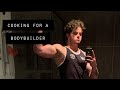 Day In The Life Of A Bodybuilder | In The Kitchen | Back & Arms Workout