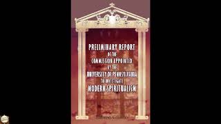 Preliminary Report of the Commission Appointed