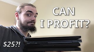 I Bought Four Untested $25 Laptops, Can I Profit?