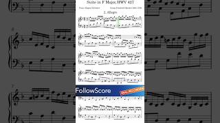 Download lagu Handel – Keyboard Suite in F major, HWV 427: 2. Allegro (R. Schirmer) | Sheet Music & Real Recording mp3