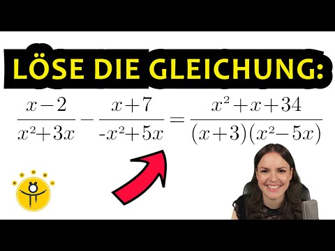 Schwere BRUCHGLEICHUNGEN lösen – VORKURS Mathematik, Bruchgleichung lösen
