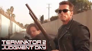 Arnold Schwarzenegger's iconic high speed fight in the LA River | Terminator 2: Judgment Day