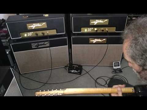 A pair of Gjika 10^n guitar amps