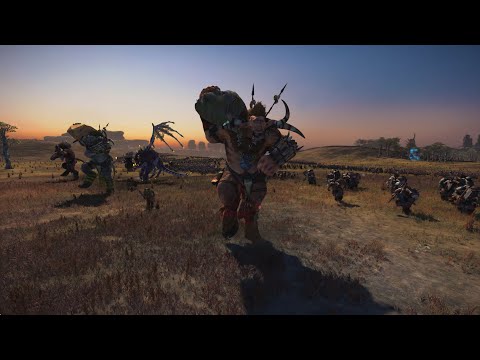 Beastmen vs Greenskins - 4K Quality - Total War Warhammer 3