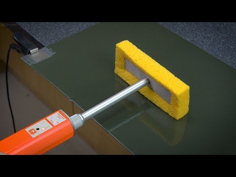 Testing for Pinholes with the Wet Sponge Method using the Elcometer 270 Pinhole Detector