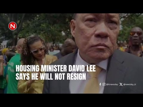 Housing minister David Lee says he will not resign