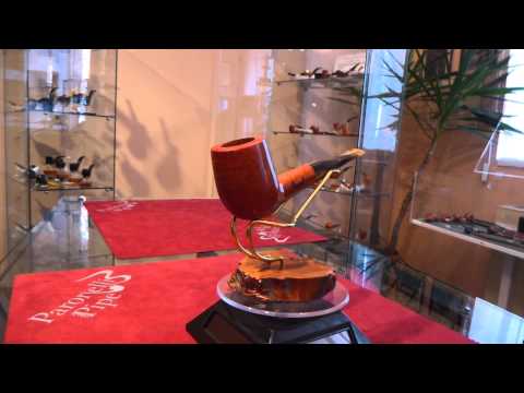 Pipa in radica billiard fatta a mano - www.paronellipipe.it