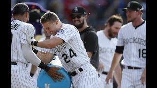 Ryan McMahon's Walk-Off Home Run vs Braves | August 26, 2019 | 2019 MLB Season