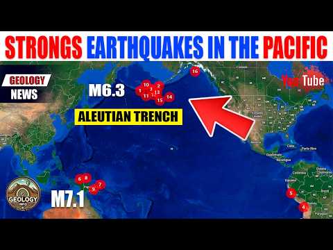 24 Hours of FEARFUL Earthquakes in Ring of Fire and Aleutian Trench