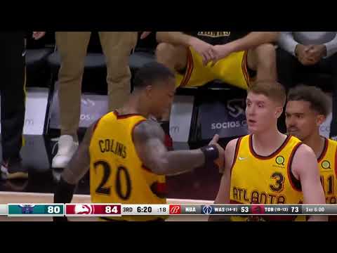 John Collins Puts This Hornets Defender On A Poster!😱 Insane Poster Dunk!