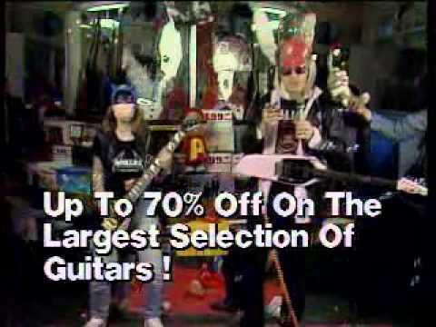 House OF Guitars Easter Bunny Commercial