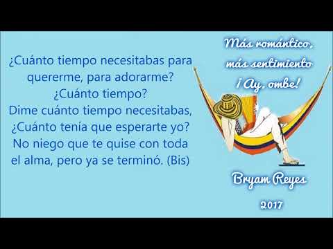 No Sabes Lo Qué Quieres Luis Mateus |Letra|