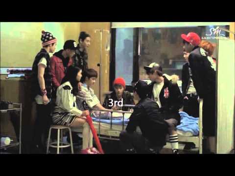 Chan Yeol look at Luhan @ Music Video Drama Ep 2