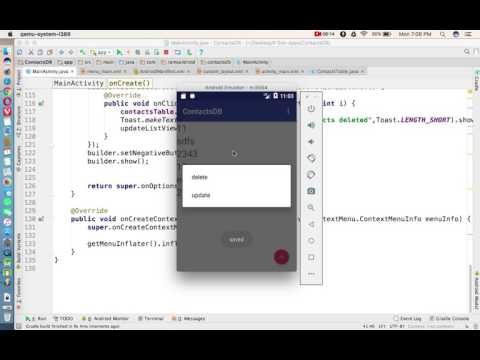 Android Studio Tutorials 52 : SQLiteDatabase Part - 6