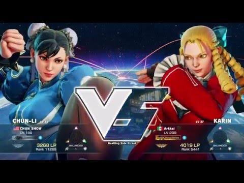 SFV CHUN_SHOW (Chun) vs arkkai (Karin)