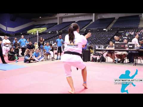 Jasmine Kitterman - Traditional Forms - Kratos World Karate Championships 2014