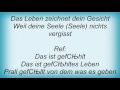 17792 Peter Schilling - Gefuhlt Lyrics