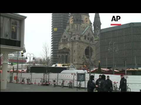 Damage at German market attack site