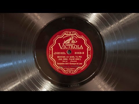 Ah Mimi, tu piu • Beniamino Gigli & Giuseppe de Luca (EMG Mark IX Gramophone)