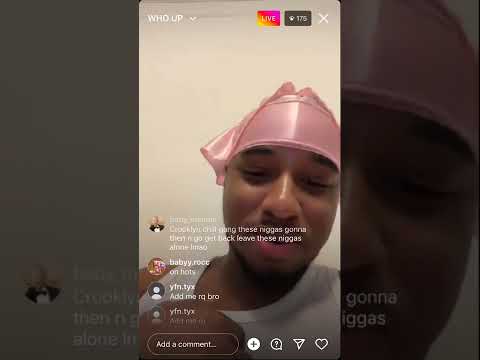 Crooklyn bdot goon omb savv and mel glizzy beefing on live having fun