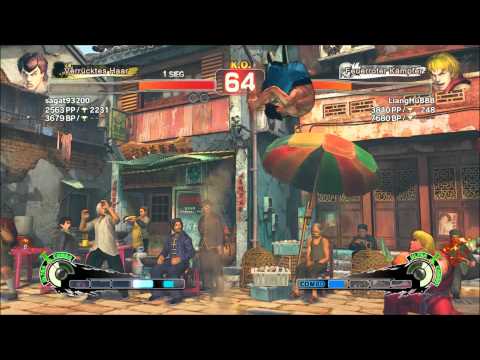SSF4 AE LiangHuBBB ( Ken ) vs sagat93200 ( Sagat )