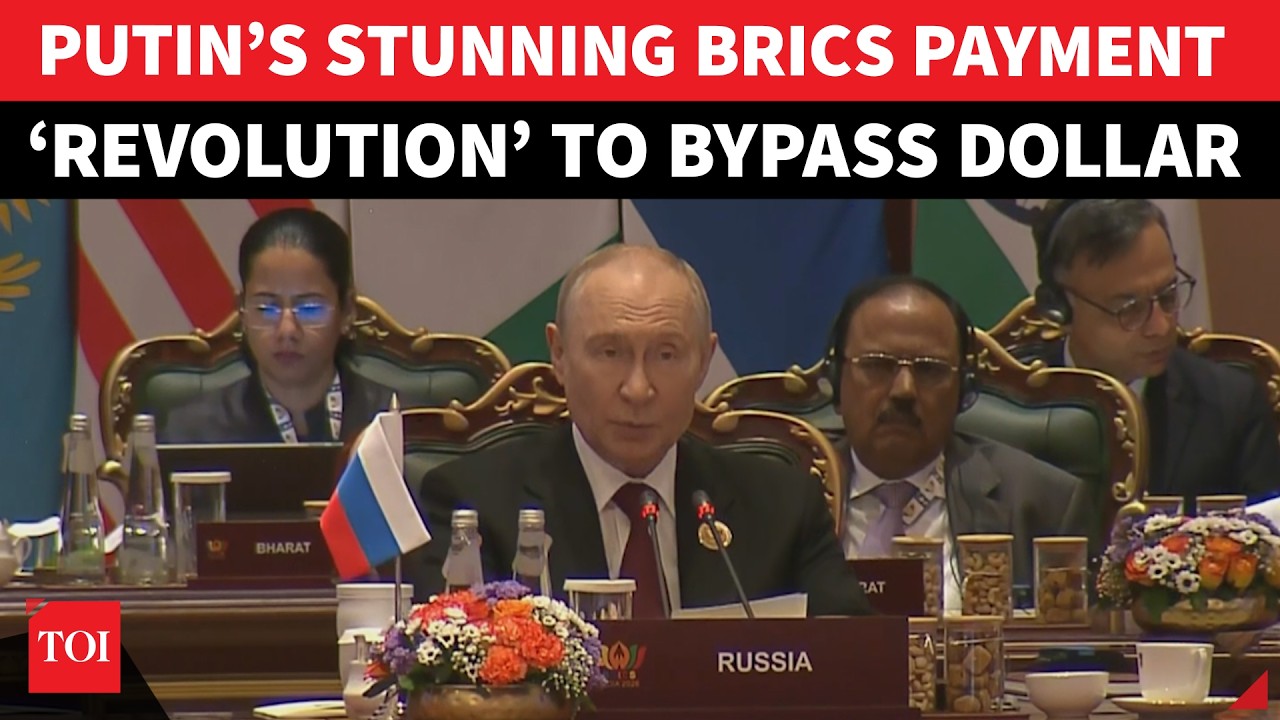 Putin Unveils BRICS ‘Dollar Bypass’ Plan? New Payment System To BREAK U.S. Economic Hegemony