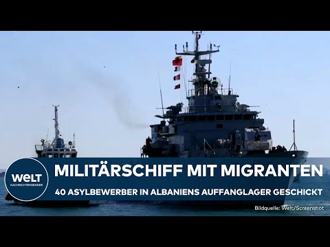 ITALIEN: Mit Kriegsschiffen abgeschoben übers Meer! Was jetzt mit 40 Migranten in Albanien geschieht