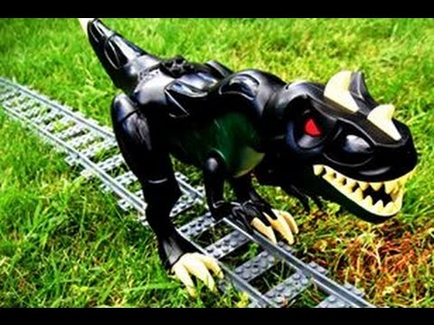 Lego - Train vs Dino (Jurassic Track)