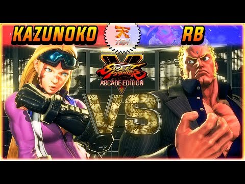 SFV/SF5 AE ✪ KAZUNOKO VS RB | RANKED MATCH ✪ STREET FIGHTER V/5 AE