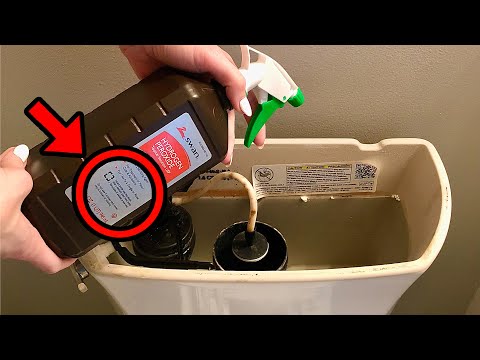 Dump Hydrogen Peroxide into your Toilet Tank & WATCH WHAT HAPPENS 💥 (better than vinegar!)
