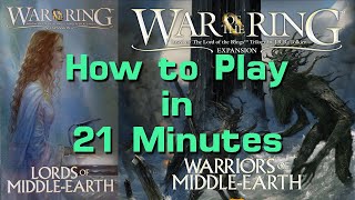 How to Play the Lords/Warriors of Middle-Earth Expansions in 21 Minutes