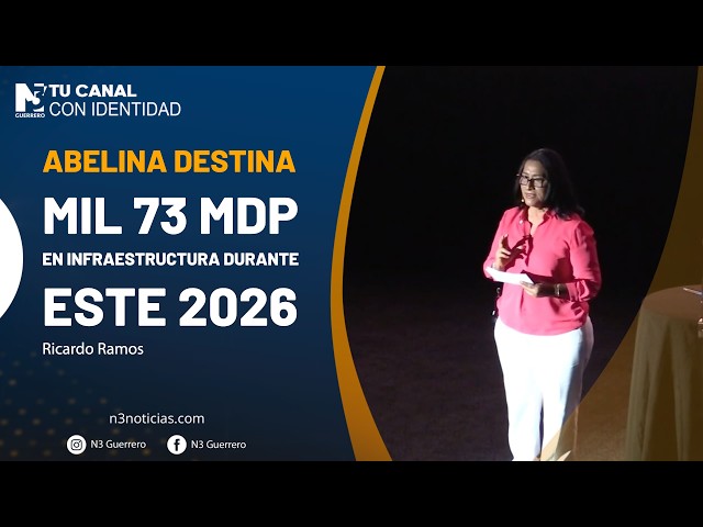 Abelina destina mil 73 mdp en infraestructura durante este 2026