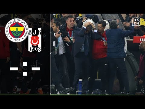 Spielabbruch nach Attacke gegen Coach: Fenerbahce - Besiktas | Highlights | Türkiye Kupasi | DAZN