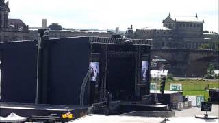 Roland Kaiser "Und sie war die Musik" (Soundcheck) live in Dresden 09.08.2014